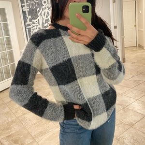 Express Plaid Sweater